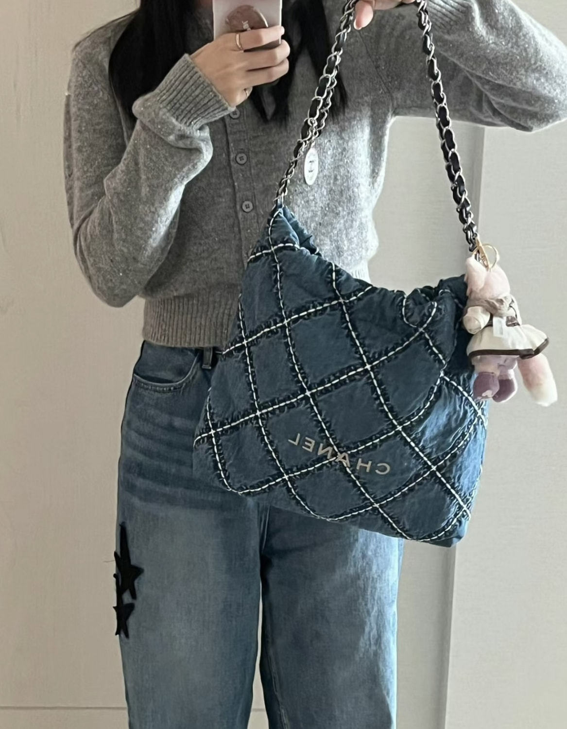      NL 22 Denim mini bag (,  8)