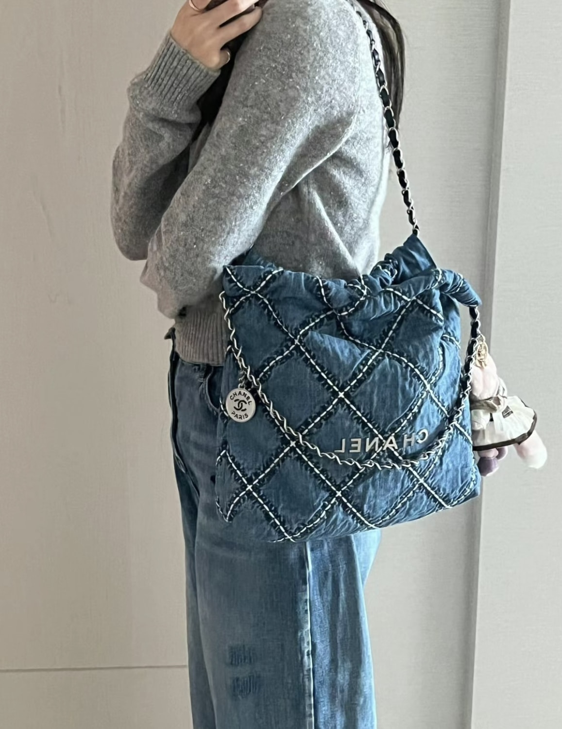      NL 22 Denim mini bag (,  9)