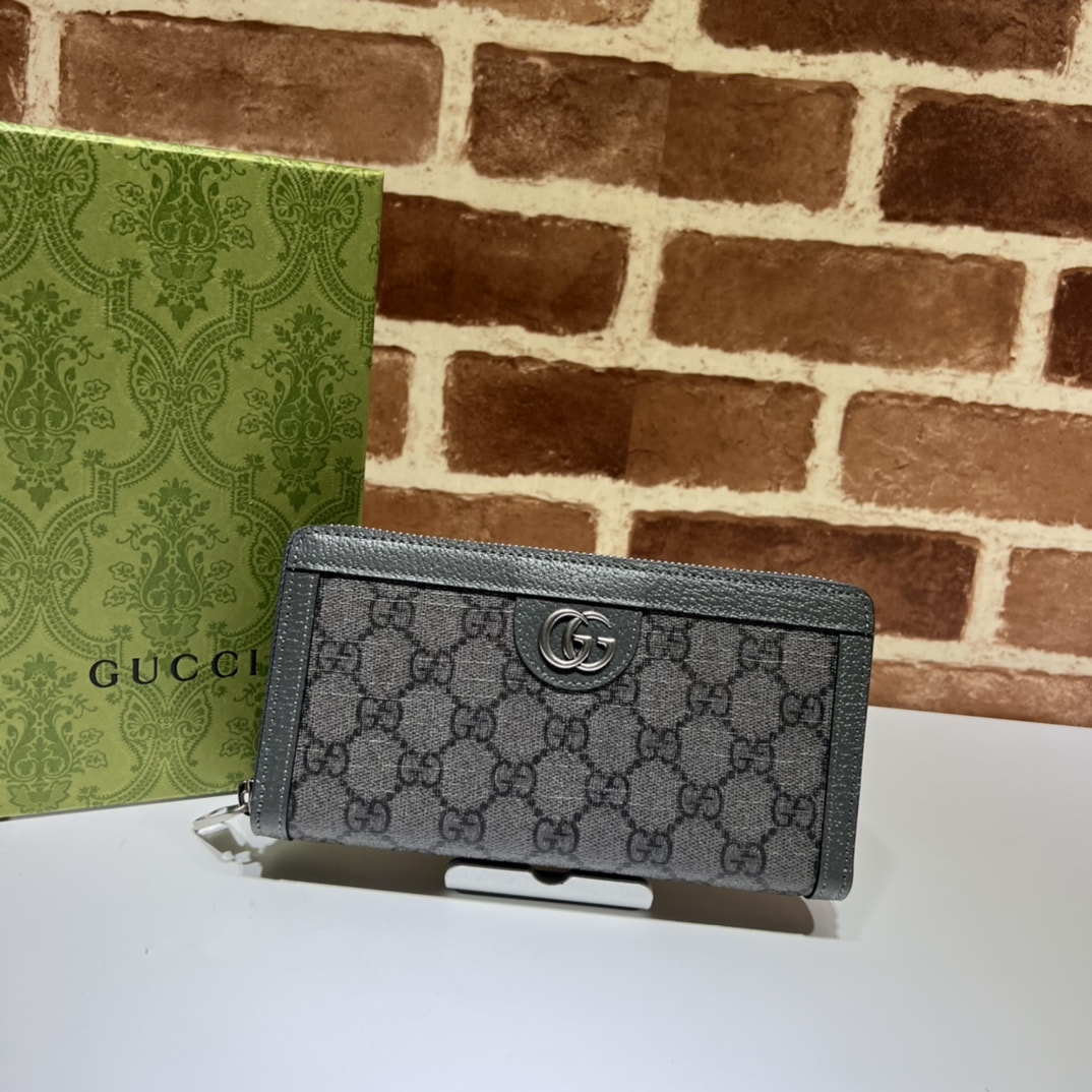  GUI OPHIDIA GG ZIP AROUND WALLET (,  4)