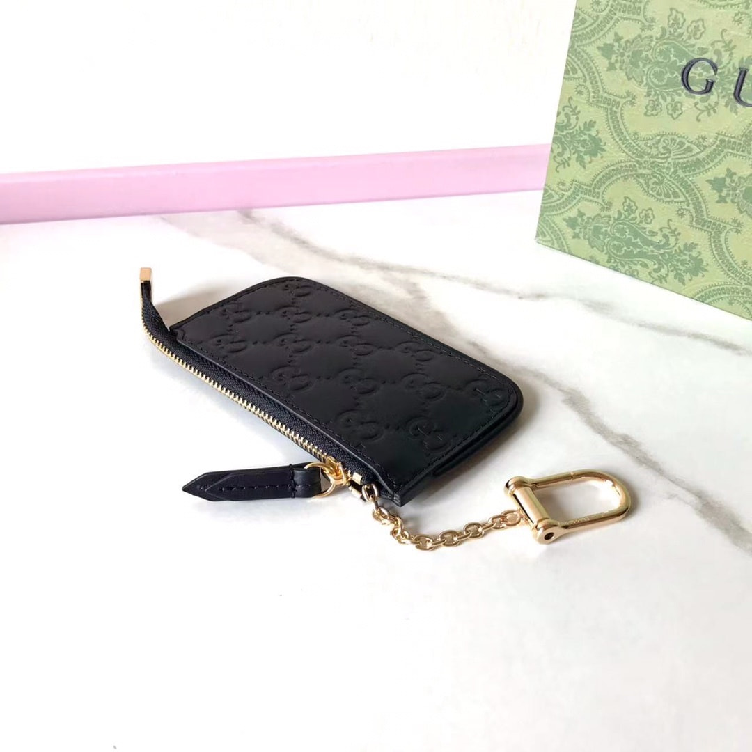  Gucci GG Emblem zip key case (,  3)