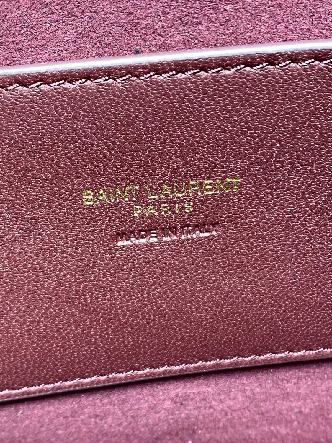 Сумка женская бордовая SАINТ LАURЕNТ Solferino Box (вид 7) Сумка женская бордовая SАINТ LАURЕNТ Solferino Box (фото, вид 7)