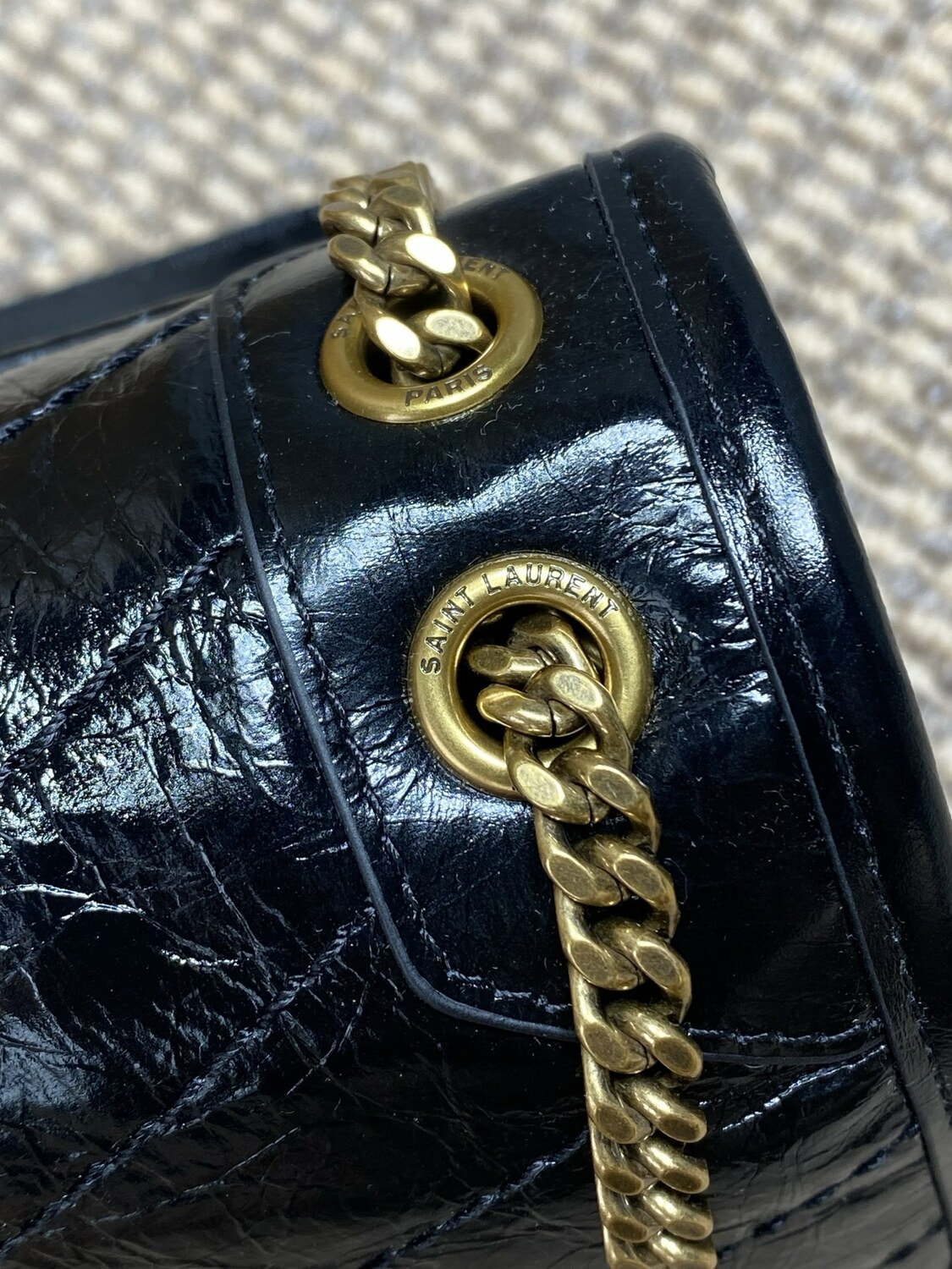 Сумка женская черная SАINТ LАURЕNТ (вид 6) Сумка женская черная SАINТ LАURЕNТ (фото, вид 6)