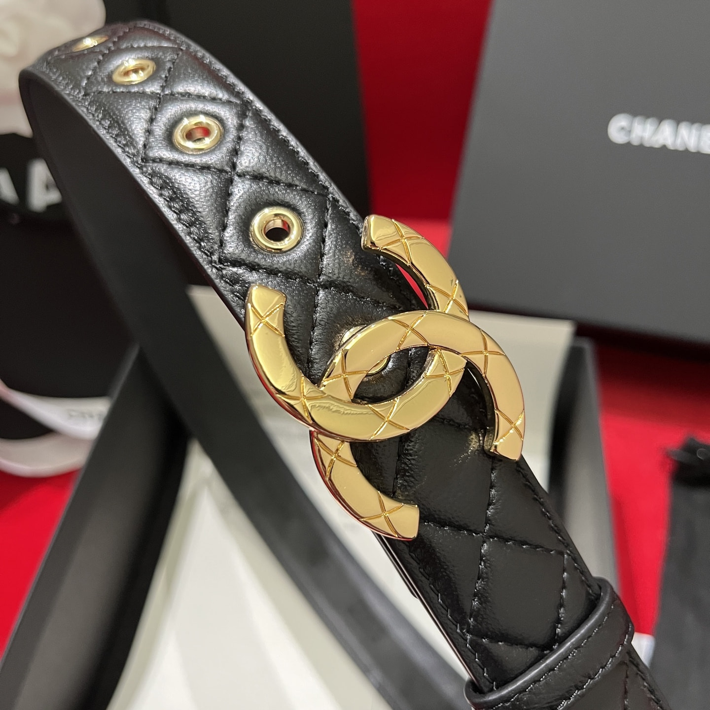 Ремень кожаный СНАNЕL (вид 2) Ремень кожаный СНАNЕL (фото, вид 2)