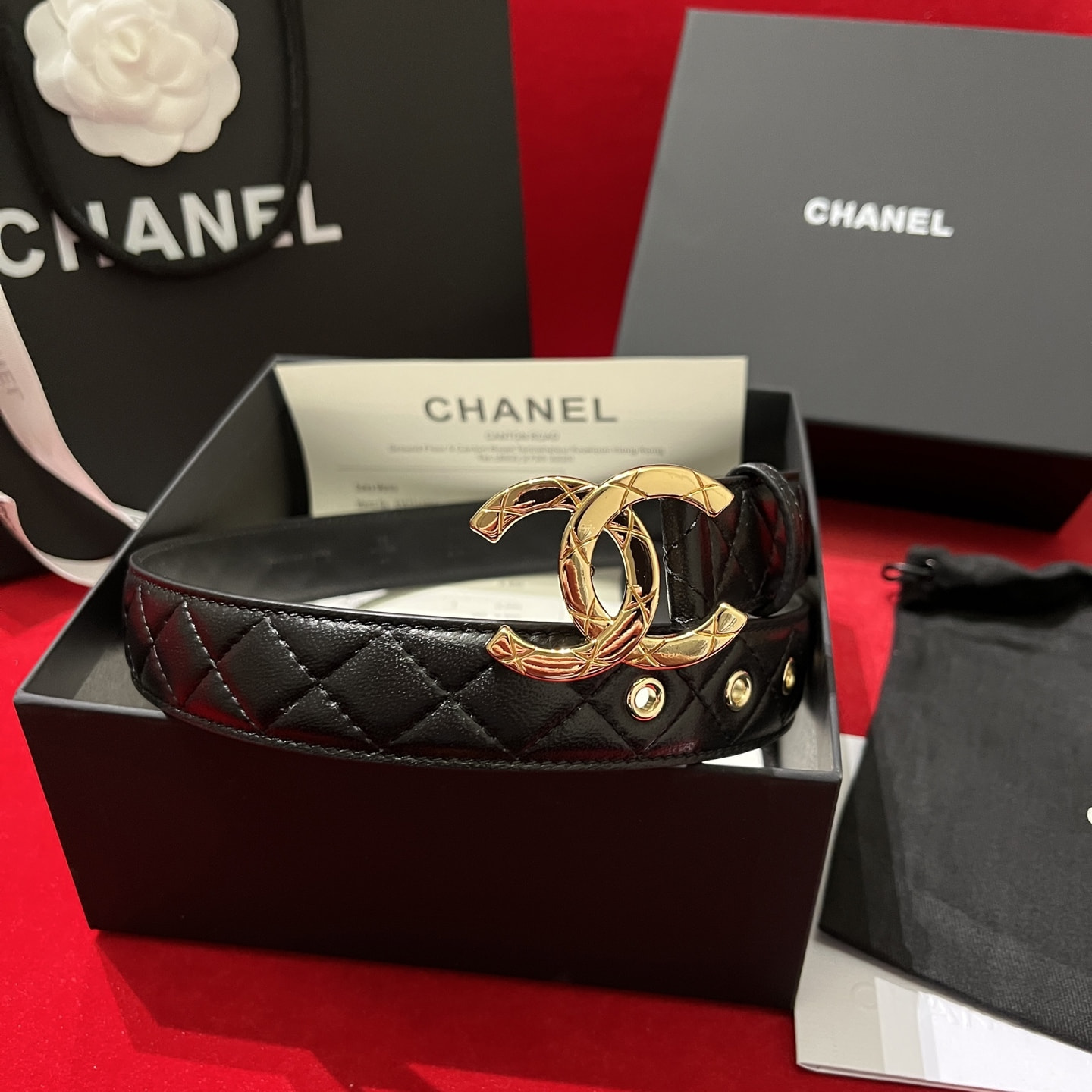 Ремень кожаный СНАNЕL (вид 3) Ремень кожаный СНАNЕL (фото, вид 3)