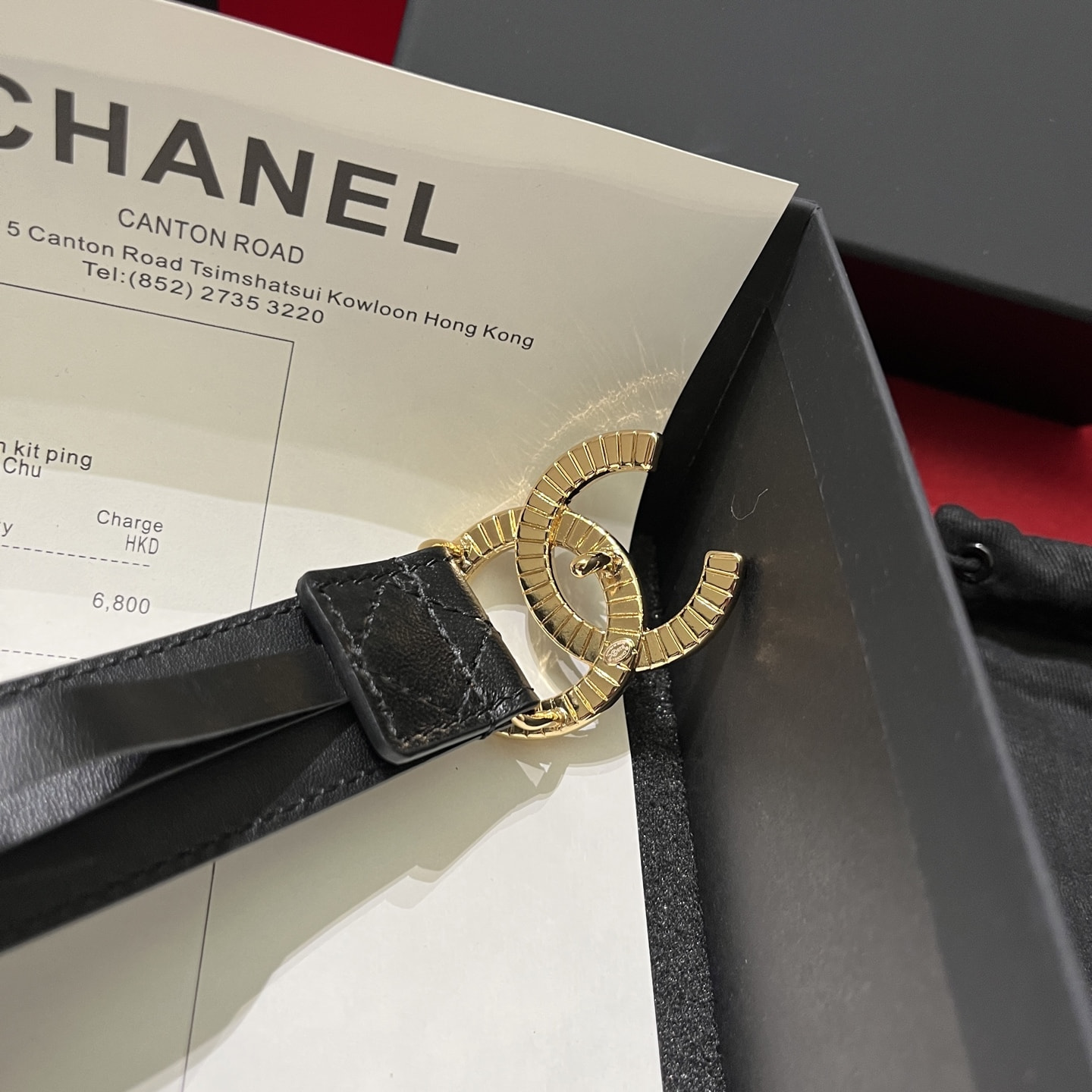 Ремень кожаный СНАNЕL (вид 6) Ремень кожаный СНАNЕL (фото, вид 6)