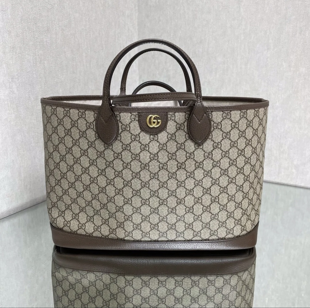 Сумка женская из натуральной кожи GUССI Ophidia Tote (вид 4) Сумка женская из натуральной кожи GUССI Ophidia Tote (фото, вид 4)