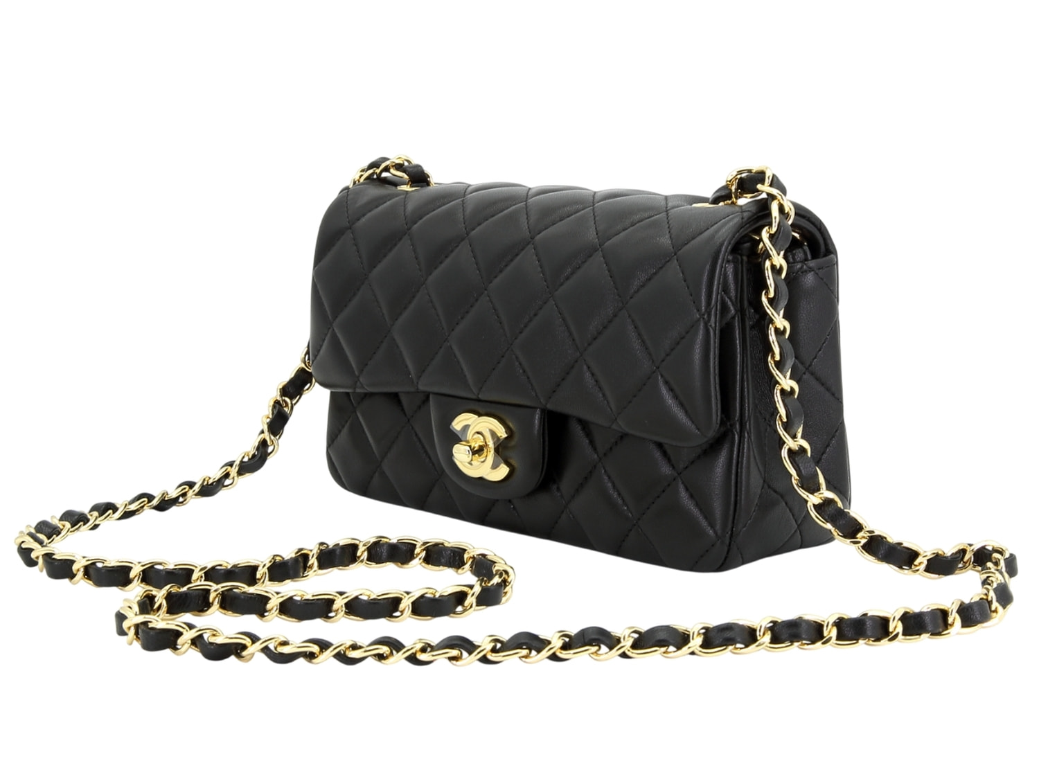 Сумка женская из натуральной кожи СНАNЕL Mini Flap Bag (вид 2) Сумка женская из натуральной кожи СНАNЕL Mini Flap Bag (фото, вид 2)