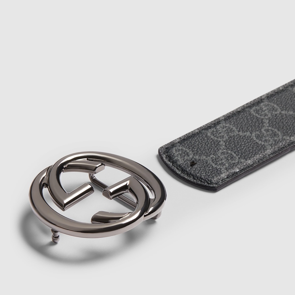 Ремень кожаный двусторонний GUССI (вид 2) Ремень кожаный двусторонний GUССI (фото, вид 2)