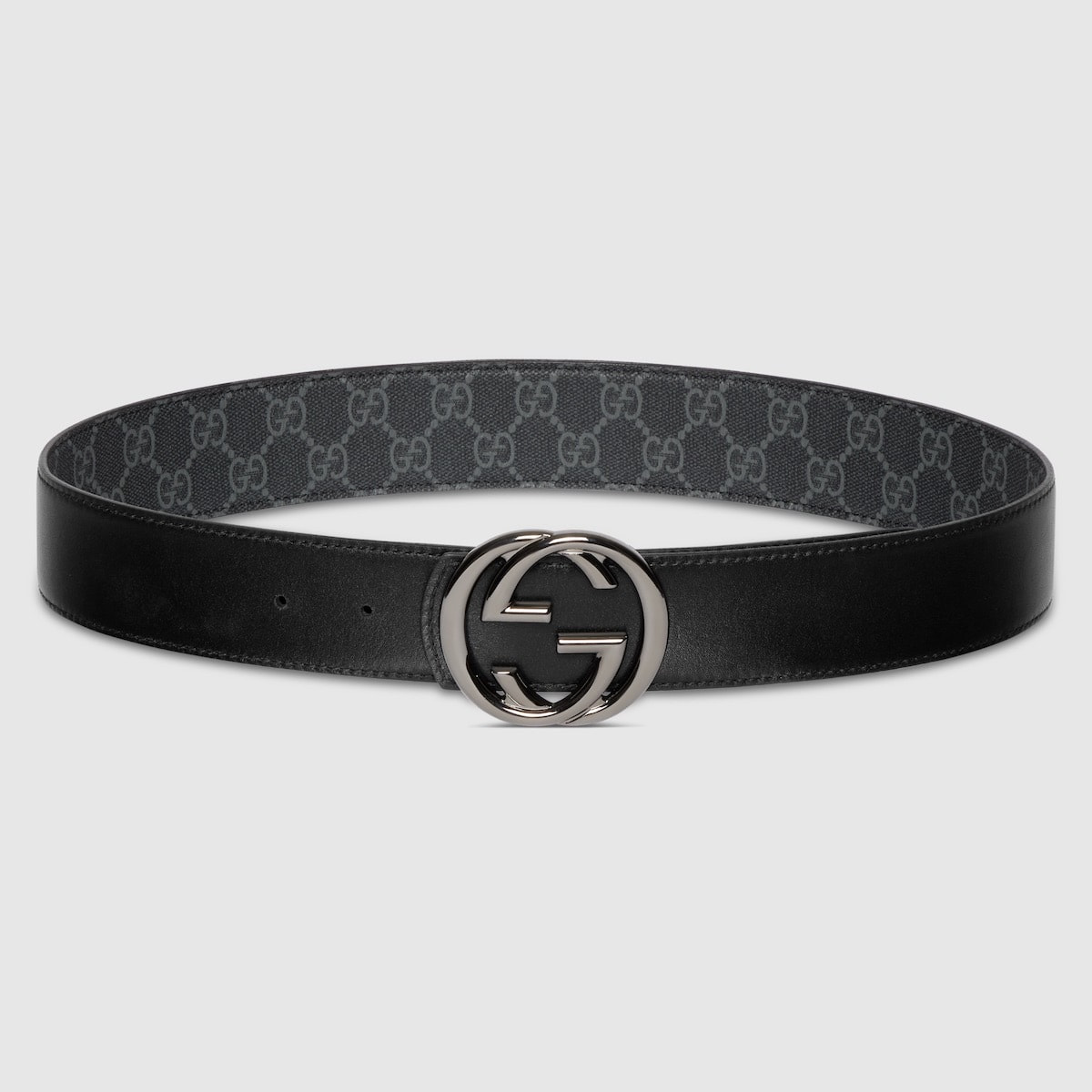 Ремень кожаный двусторонний GUССI (вид 3) Ремень кожаный двусторонний GUССI (фото, вид 3)