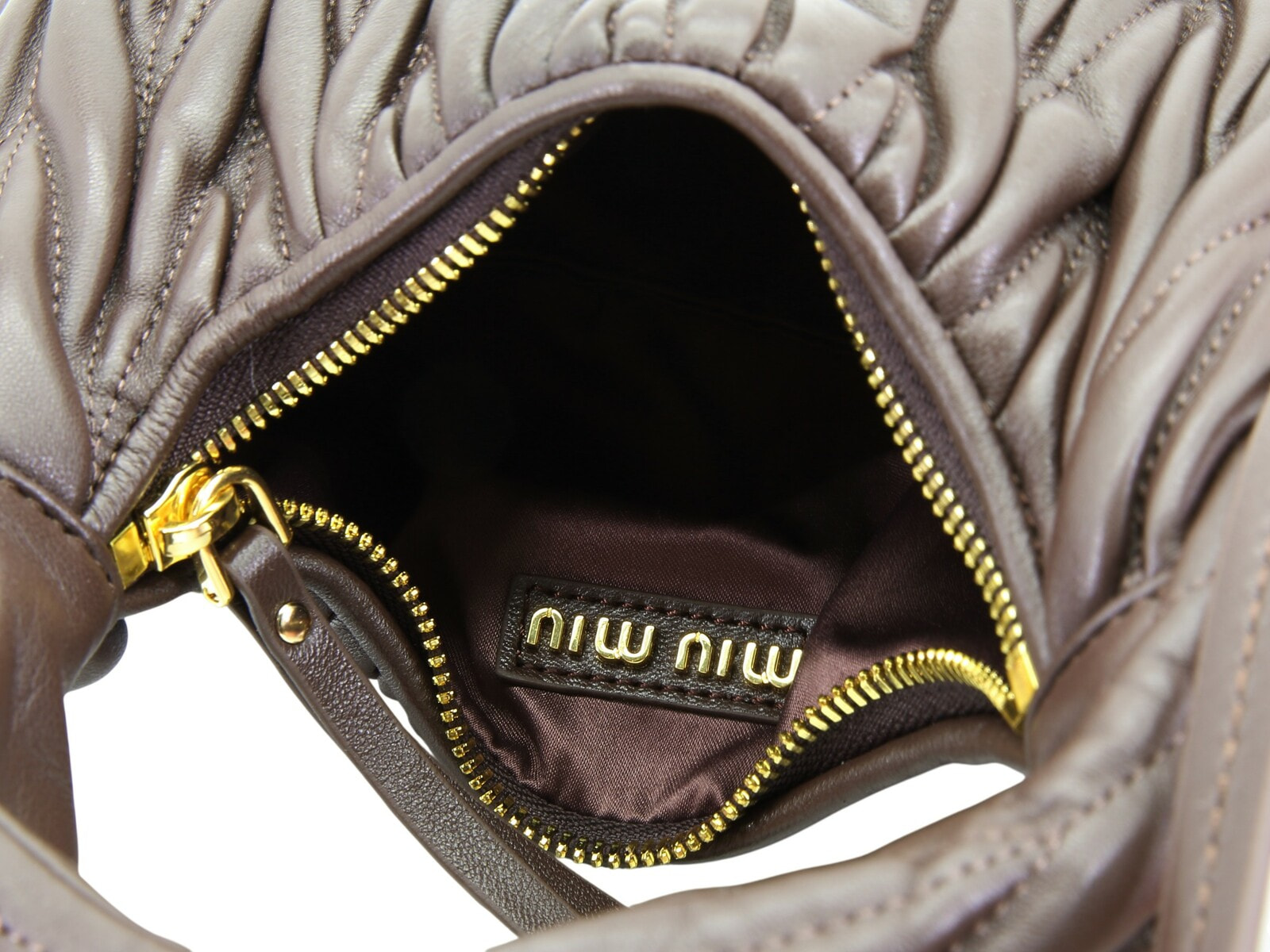 Женская сумка MIU MIU Wander Hobo (вид 3) Женская сумка MIU MIU Wander Hobo (фото, вид 3)