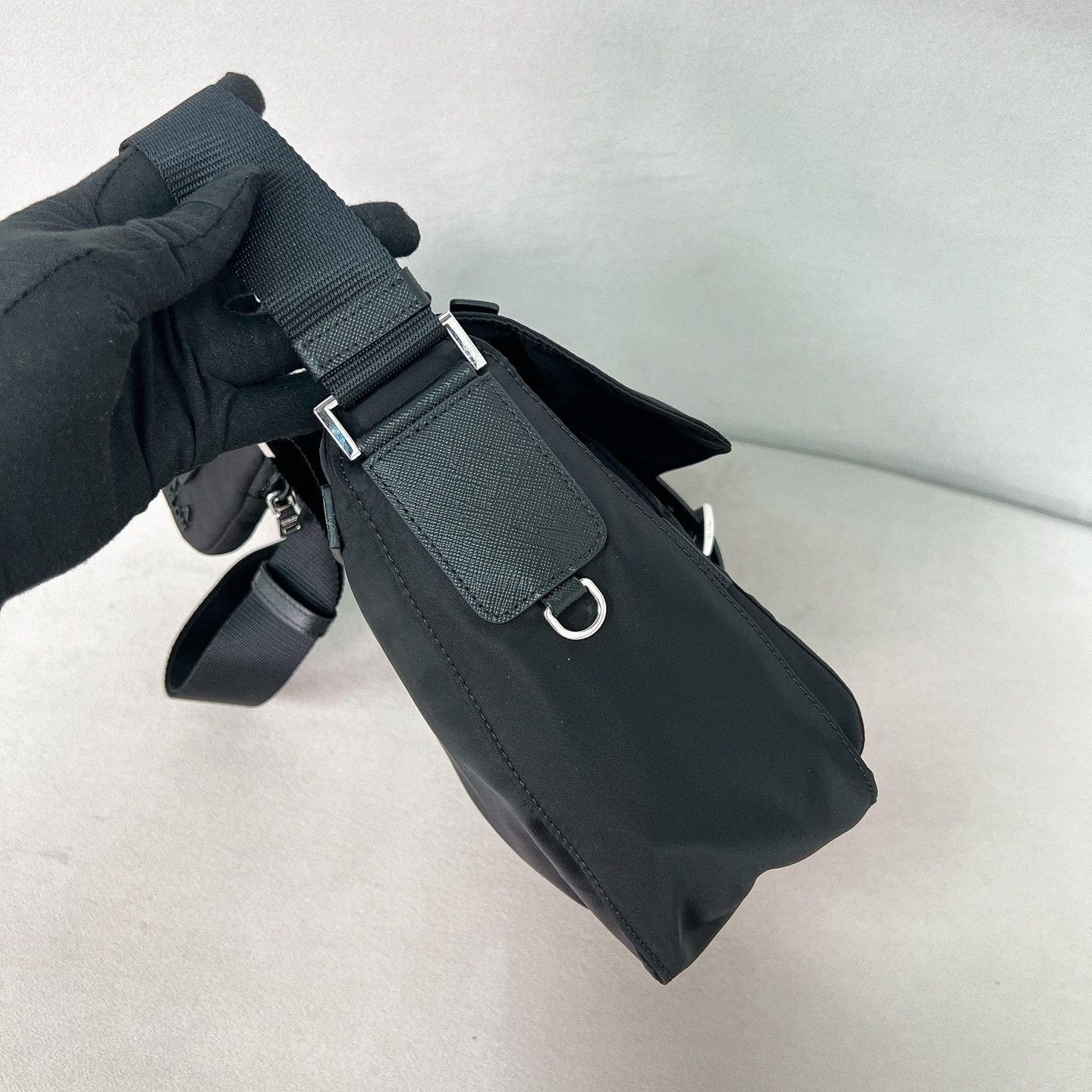 ����� �R�D� Re-Nylon and Saffiano shoulder bag (����, ��� 2)
