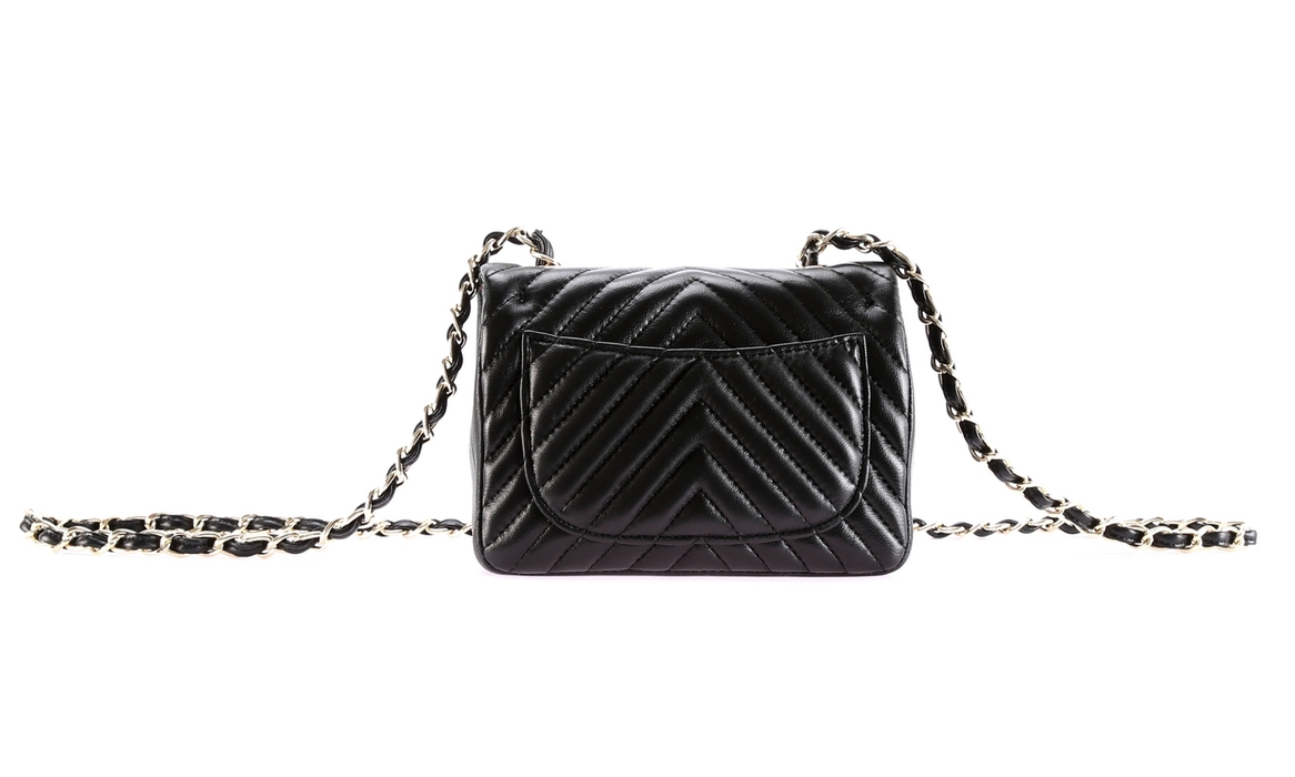       NL EXTRA MINI CHEVRON CLASSIC FLAP BAG (,  3)