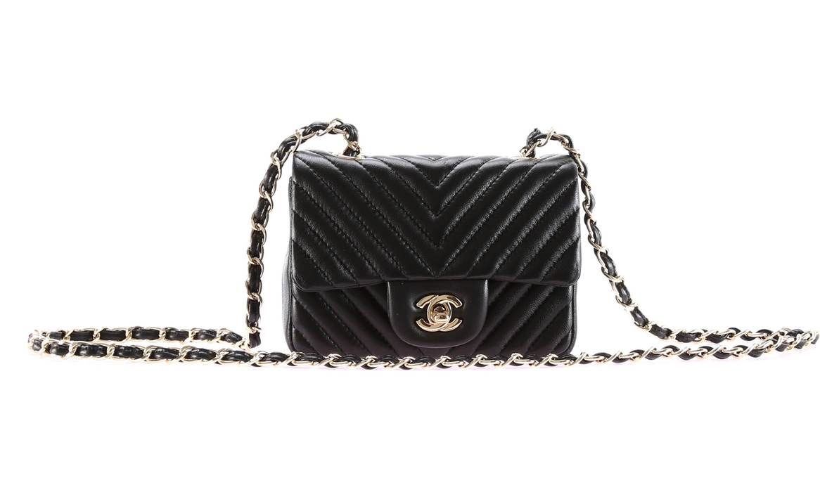       NL EXTRA MINI CHEVRON CLASSIC FLAP BAG (,  4)