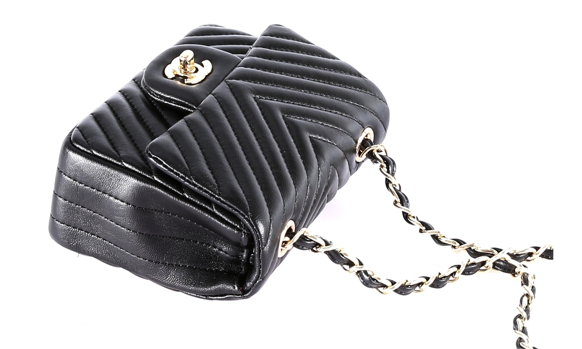       NL EXTRA MINI CHEVRON CLASSIC FLAP BAG (,  5)