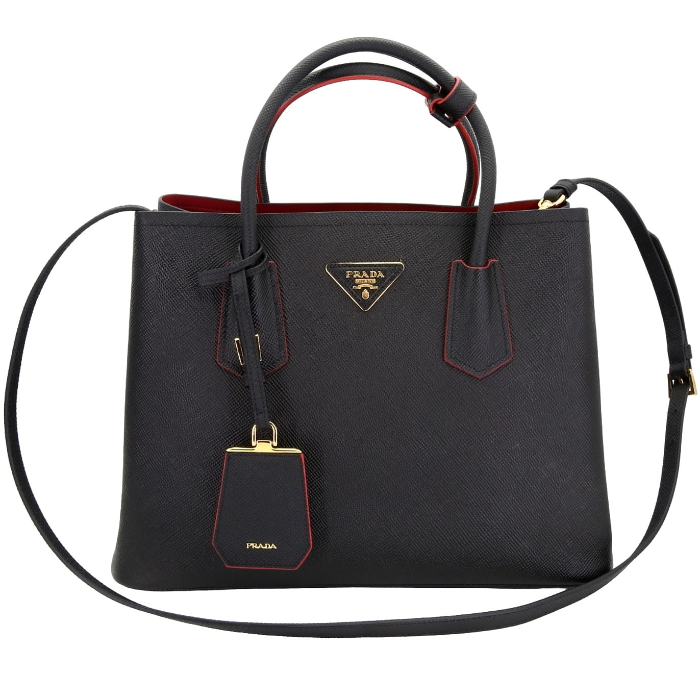       RD Saffiano Leather Double Bag ()