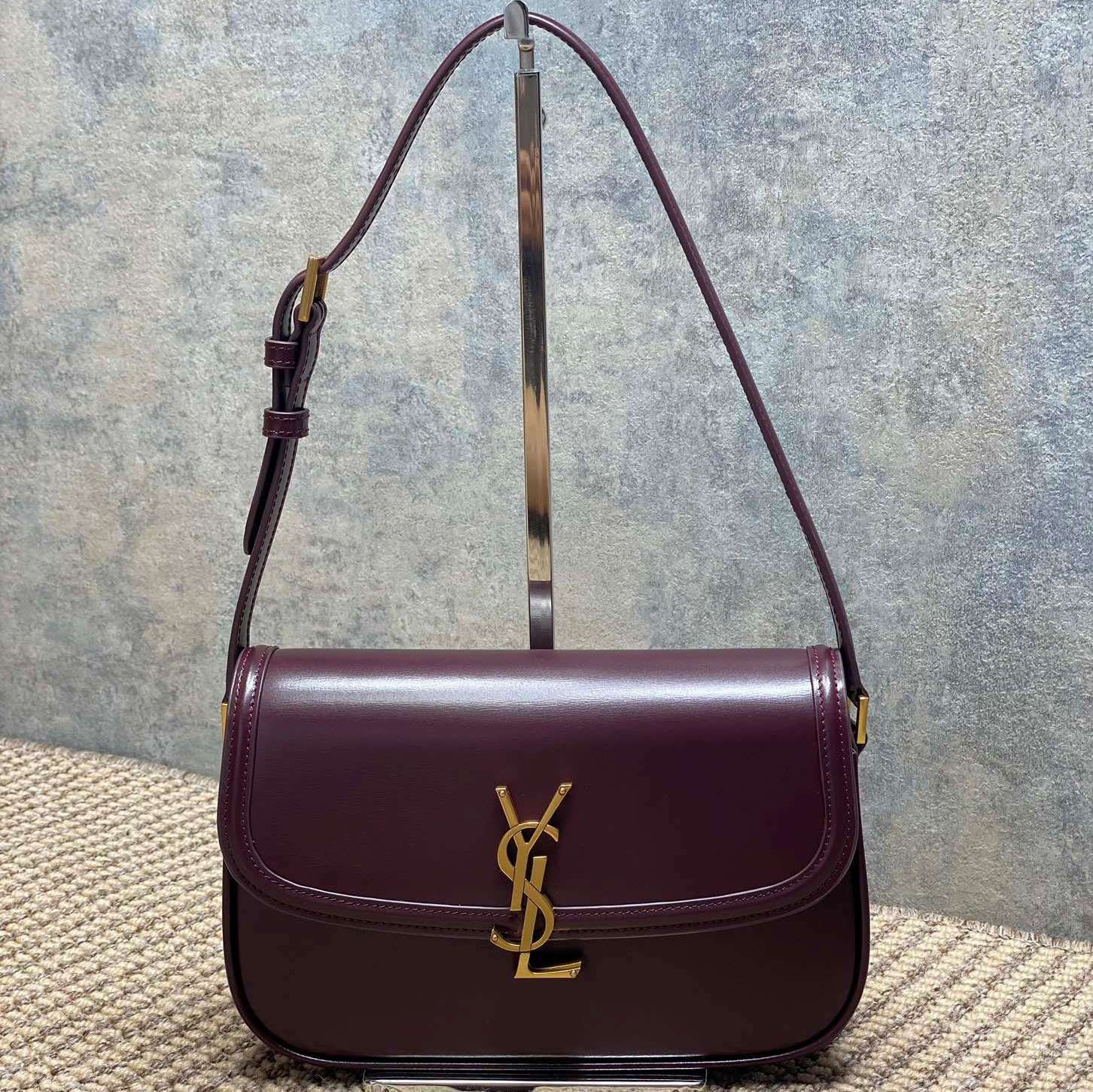 Сумка женская бордовая SАINТ LАURЕNТ Solferino Box Сумка женская бордовая SАINТ LАURЕNТ Solferino Box (фото)