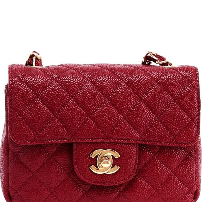    NL Caviar Mini Flap Bag ()