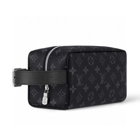  LUIS VUIN Locker Dopp Kit Monogram Eclipse