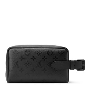 ����� L�UIS VUI���N Locker Dopp Kit Monogram Mignight